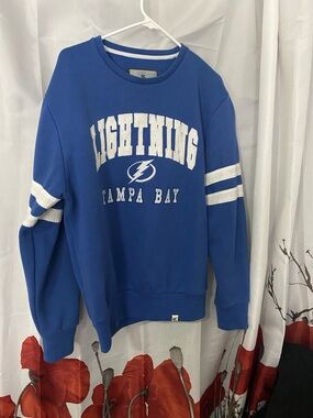 Colosseum Royal Blue Tampa Bay Lightning Crewneck Sweatshirt